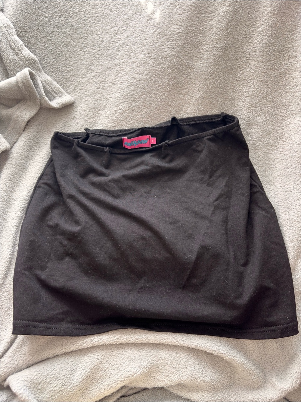 Edikted Black Mini Skirt